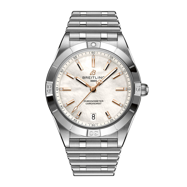 Breitling Chronomat Automatic 36 Chronometer Automatic Watch A10380101A4A1 - Michael Jones Jeweller
