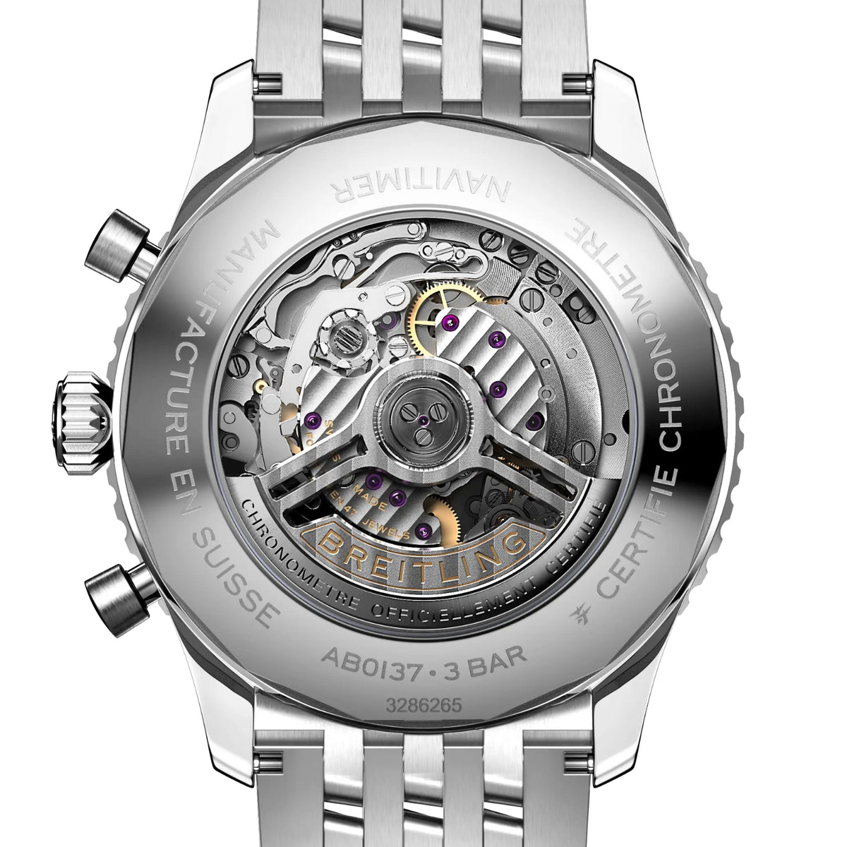 Breitling Navitimer B10 Chronograph 46mm Automatic Watch AB0137211B1A1 - Michael Jones Jeweller
