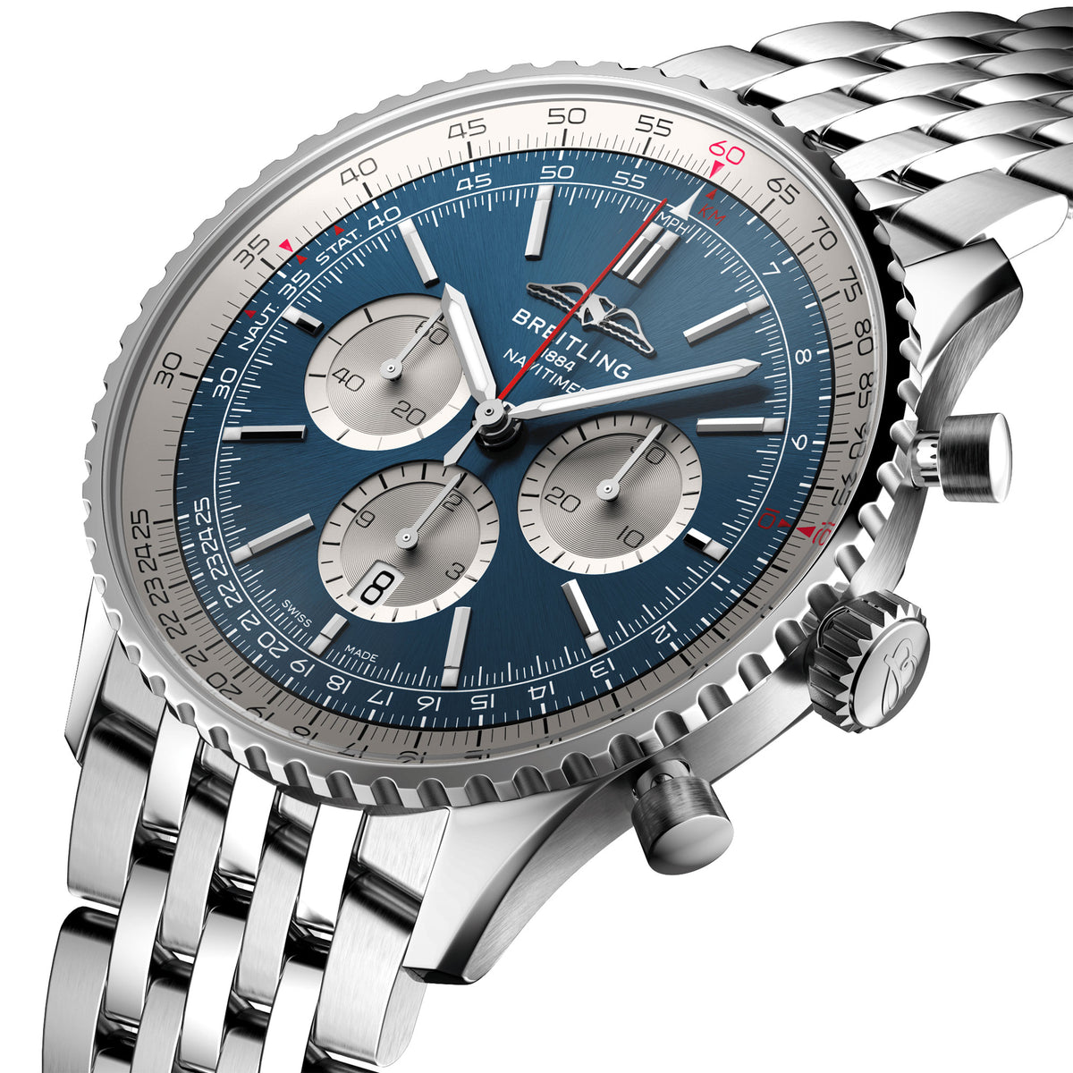 Breitling Navitimer B01 Chronograph 46mm Automatic Watch AB0137211C1A1 - Michael Jones Jeweller