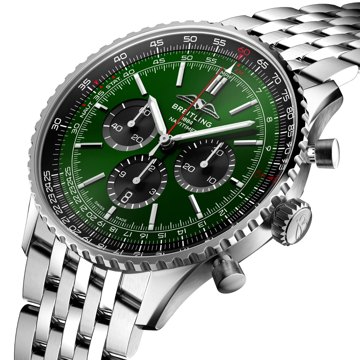 Breitling Navitimer B01 Chronograph 46mm Automatic Watch AB0137241L1A1 - Michael Jones Jeweller