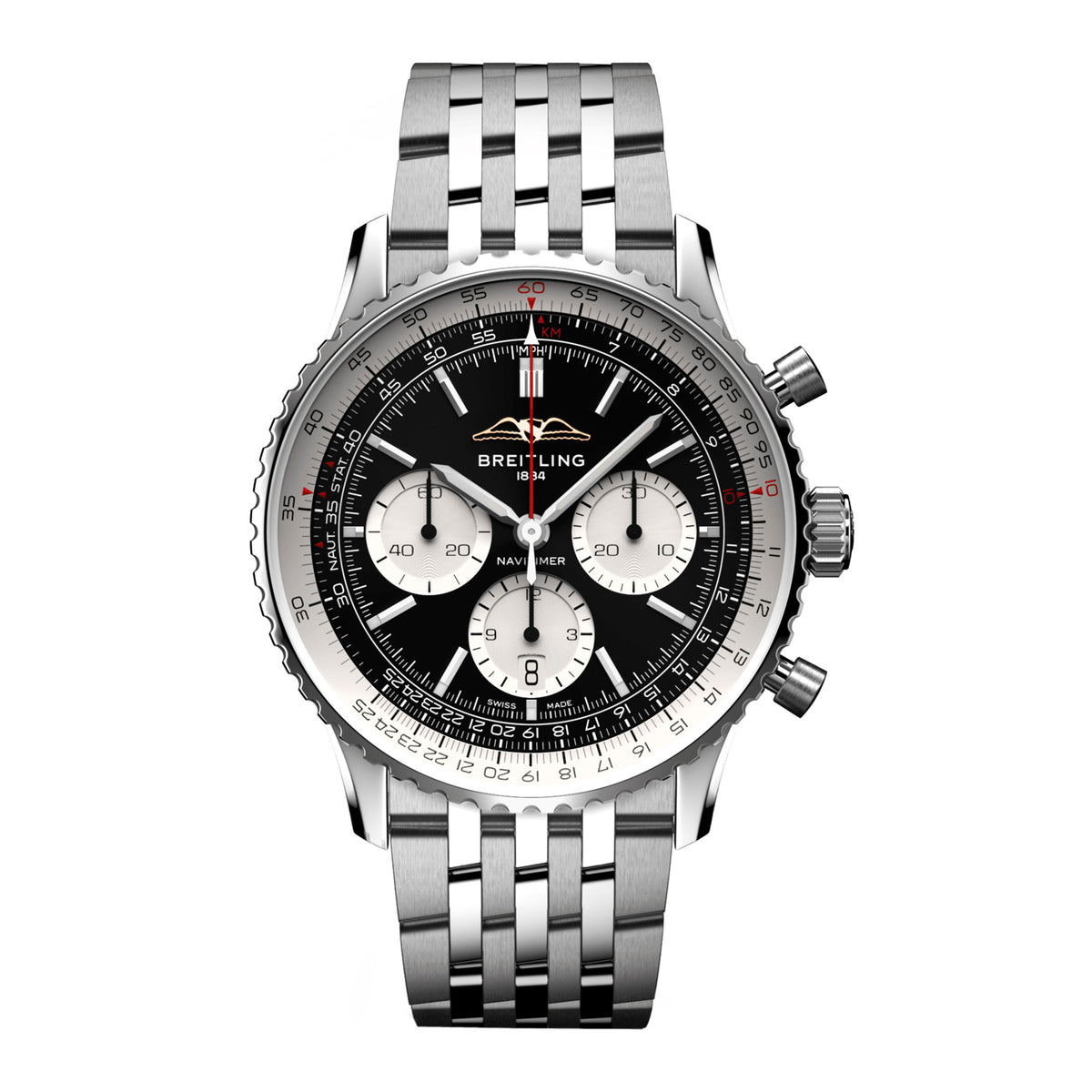 Breitling Navitimer B01 Chronograph 43mm Automatic Watch AB0138211B1A1 - Michael Jones Jeweller