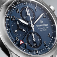 Bremont Altitude 42mm Chronograph GMT Automatic Watch ALT42-CHR-G-SS-BL-B