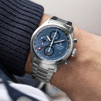 Bremont Altitude 42mm Chronograph GMT Automatic Watch ALT42-CHR-G-SS-BL-B