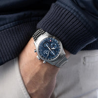 Bremont Altitude 42mm Chronograph GMT Automatic Watch ALT42-CHR-G-SS-BL-B - Michael Jones Jeweller