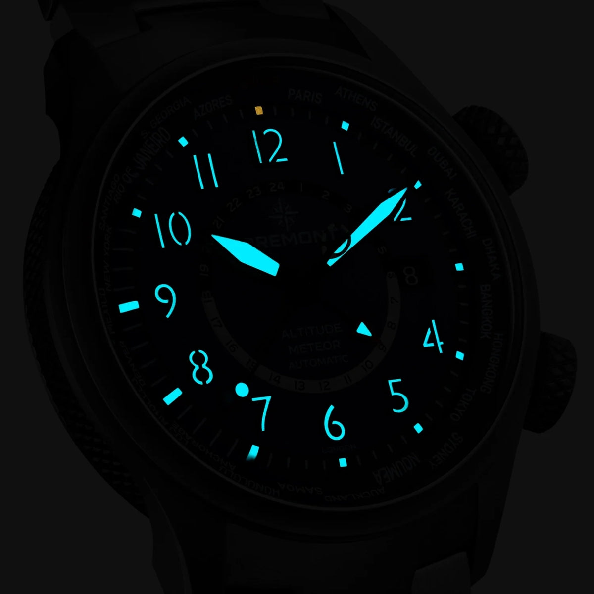Bremont Altitude MB Meteor Time Zones Automatic Watch ALT42-MT-Z-TI-BLBL-N-S - Michael Jones Jeweller