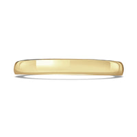 2.5mm Traditional Court 9ct Yellow Gold Wedding Ring by Brown & Newirth - Michael Jones Jeweller