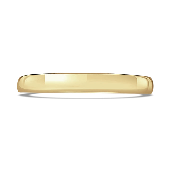 2.5mm Traditional Court 9ct Yellow Gold Wedding Ring by Brown & Newirth - Michael Jones Jeweller