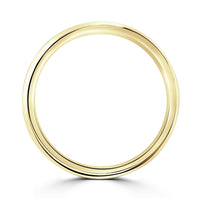 2.5mm Traditional Court 9ct Yellow Gold Wedding Ring by Brown & Newirth - Michael Jones Jeweller