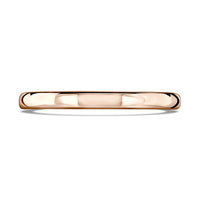2mm Traditional Court 9ct Rose Gold Wedding Ring By Brown & Newirth - Michael Jones Jeweller