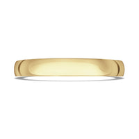 3mm Traditional Court 9ct Yellow Gold Wedding Ring by Brown & Newirth - Michael Jones Jeweller