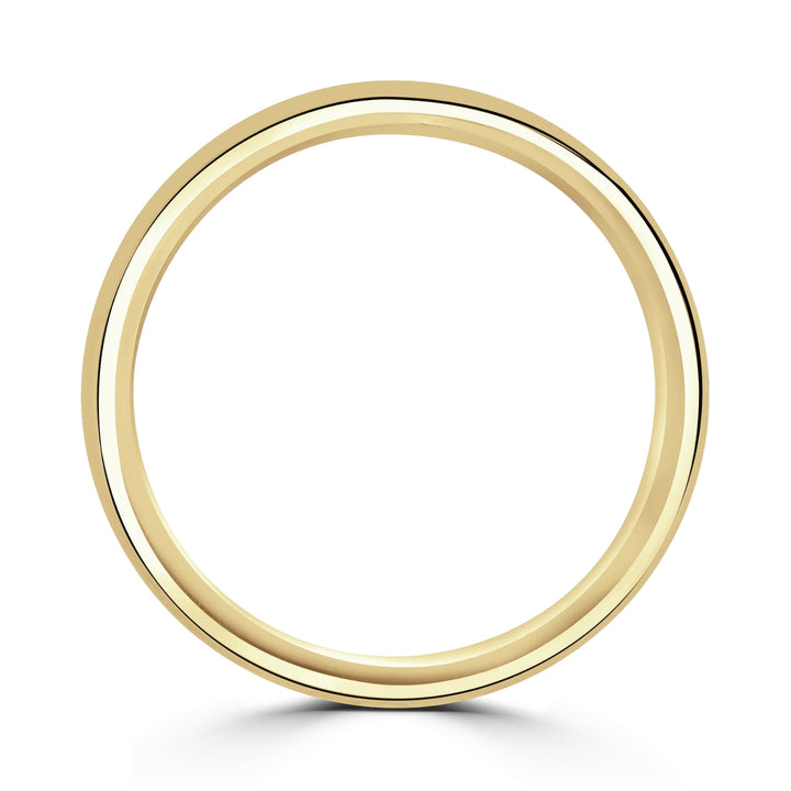 3mm Traditional Court 9ct Yellow Gold Wedding Ring by Brown & Newirth - Michael Jones Jeweller