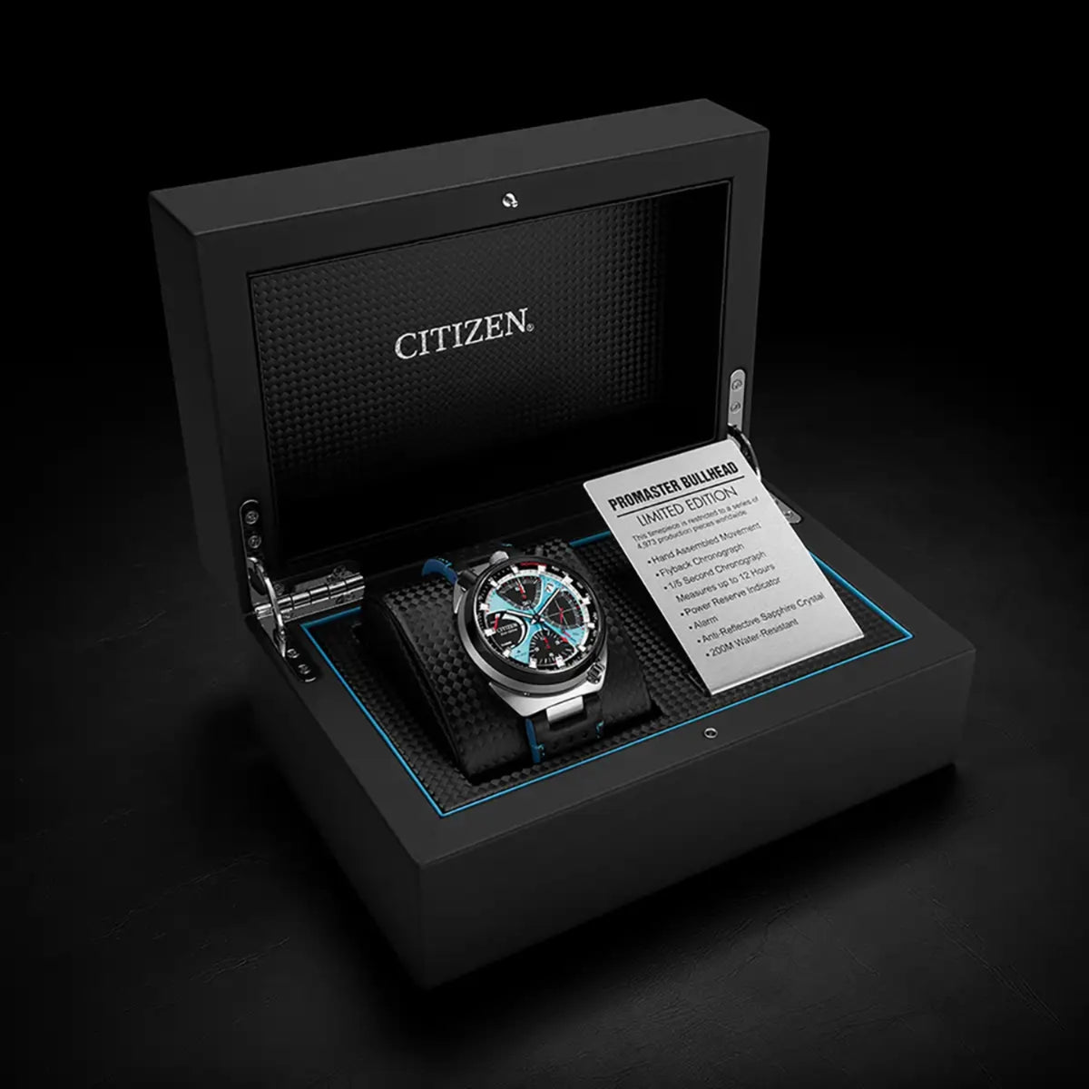 Citizen Eco-Drive Promaster Bullhead Racing Chronograph Limited Edition Watch AV0106-01L - Michael Jones Jeweller