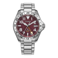 Citizen Eco-Drive Promaster Land 39mm GMT Watch BJ7150-50W