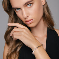 Yana Nesper Akoya Pearl 18ct Yellow Gold Bead Transformable Bracelet