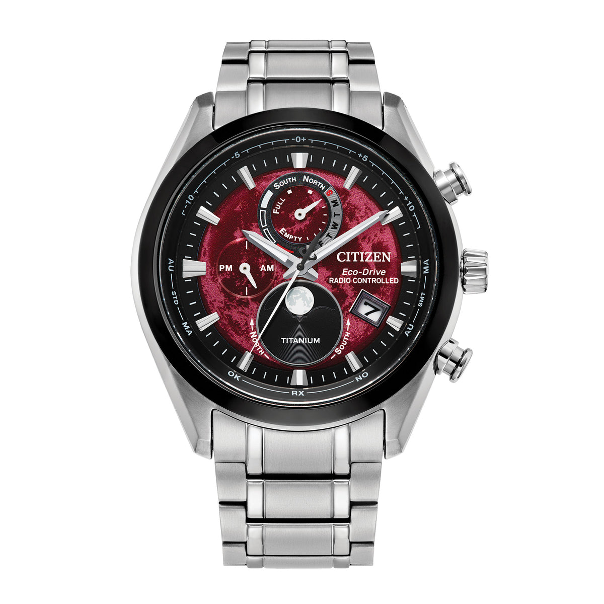 Citizen Eco-Drive Tsuki-Yomi' Radio-Controlled Moonphase Watch BY1018-55X - Michael Jones Jeweller