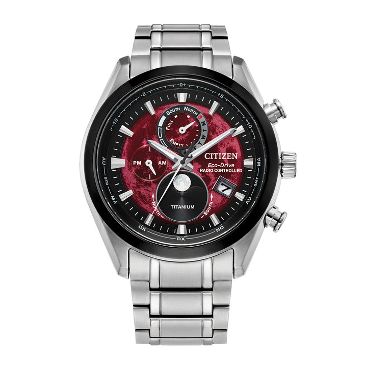 Citizen Eco-Drive Tsuki-Yomi' Radio-Controlled Moonphase Watch BY1018-55X
