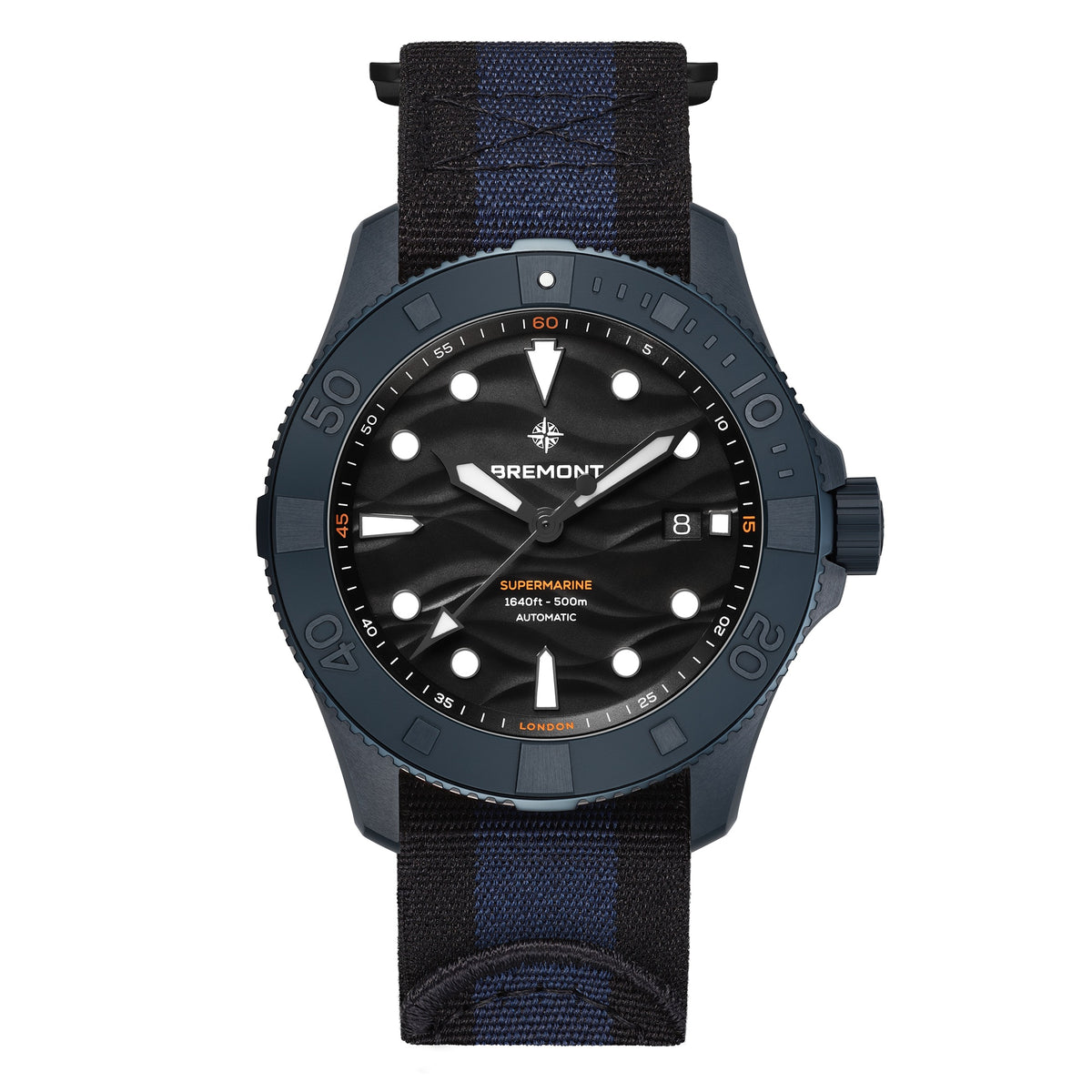 Bremont Supermarine 43mm 500m Full Ceramic Deep Blue Limited Edition Automatic Watch