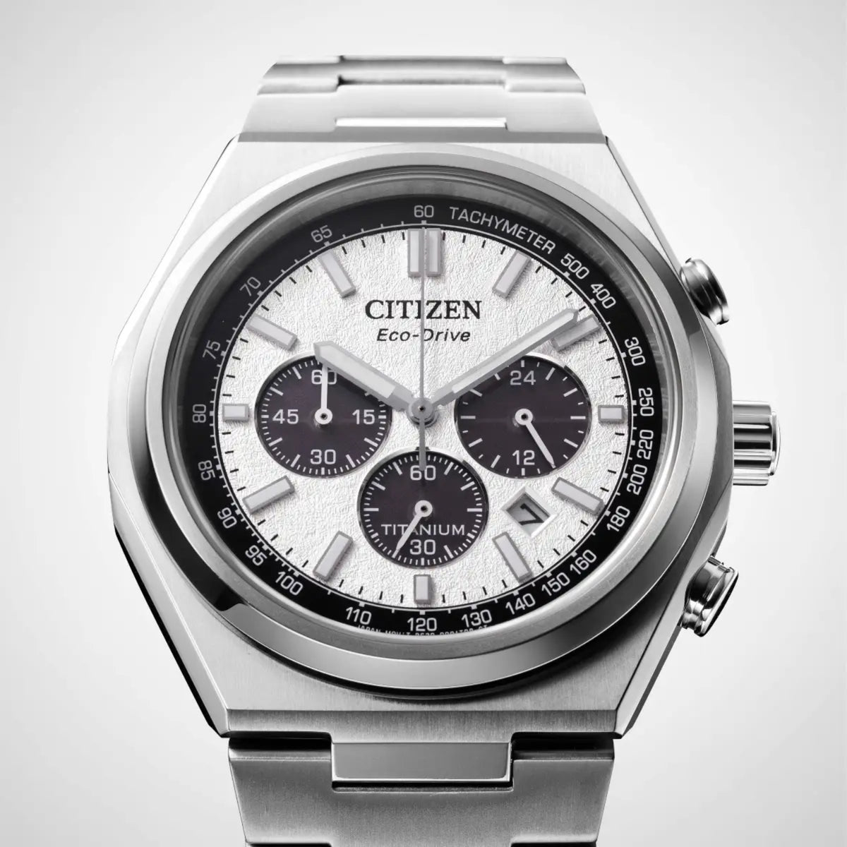 Citizen Eco-Drive Zenshin Super Titanium™ Chronograph Watch CA4610-85A - Michael Jones Jeweller