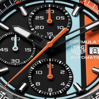 TAG Heuer Formula 1 Chronograph x Gulf Limited Edition 44mm 200m Automatic Watch CBZ208B.BF0009
