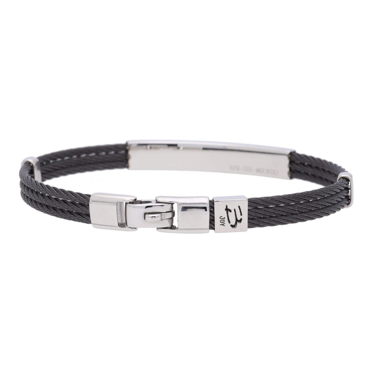 Salvatore Bersani B-Joy Black PVD & Steel Three-Strand Bracelet with 18ct Yellow Gold Accents - Michael Jones Jeweller