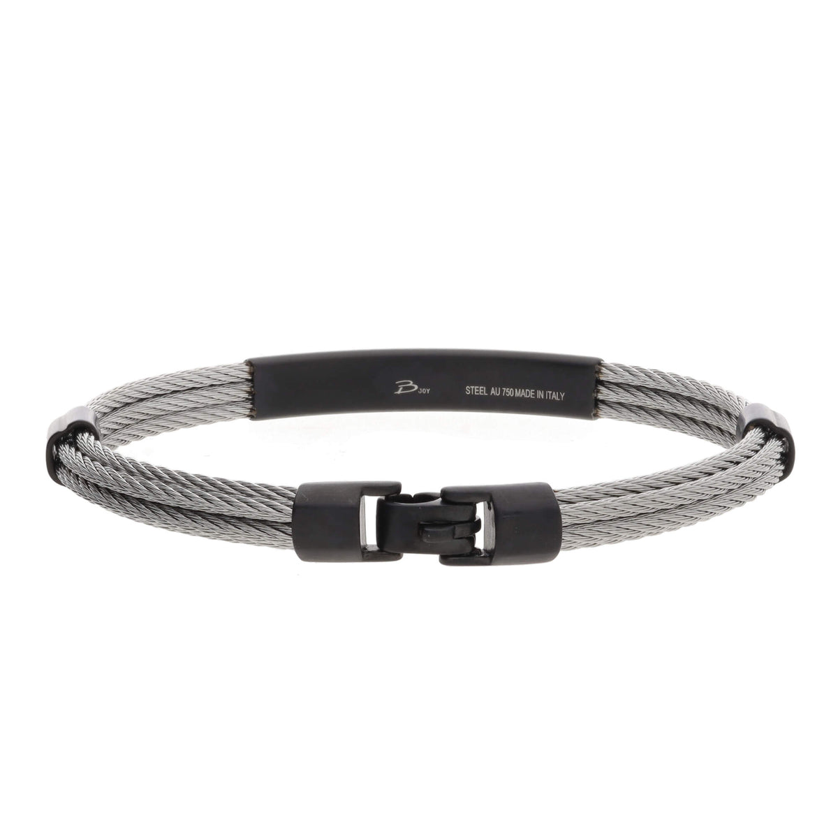 Salvatore Bersani B-Joy Steel Five-Strand Men’s Bracelet with 18ct Yellow Gold Accents - Michael Jones Jeweller