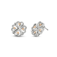 Clogau Tree of Life Sterling Silver Heart Drop-Stud Earrings 3SHEA884