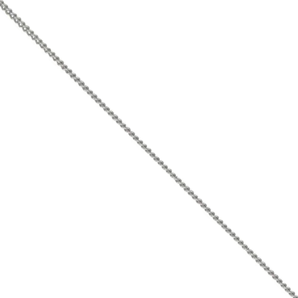 18 Inch 18ct White Gold Curb Link Chain - Michael Jones Jeweller