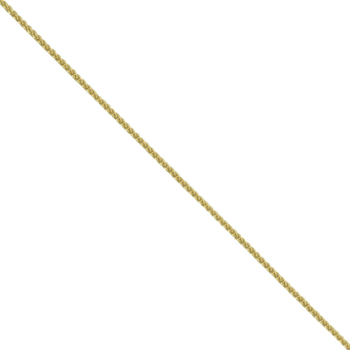 16 Inch 18ct Yellow Gold Spiga Link Chain