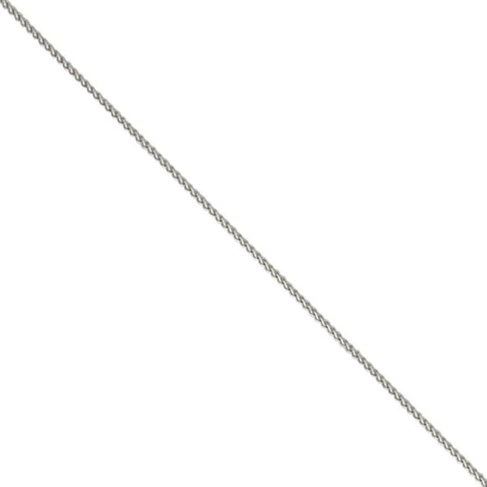 16 Inch 9ct White Gold Spiga Link Chain - Michael Jones Jeweller