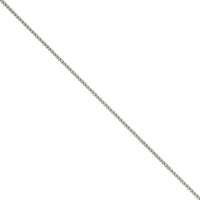 16 Inch 9ct White Gold Spiga Link Chain