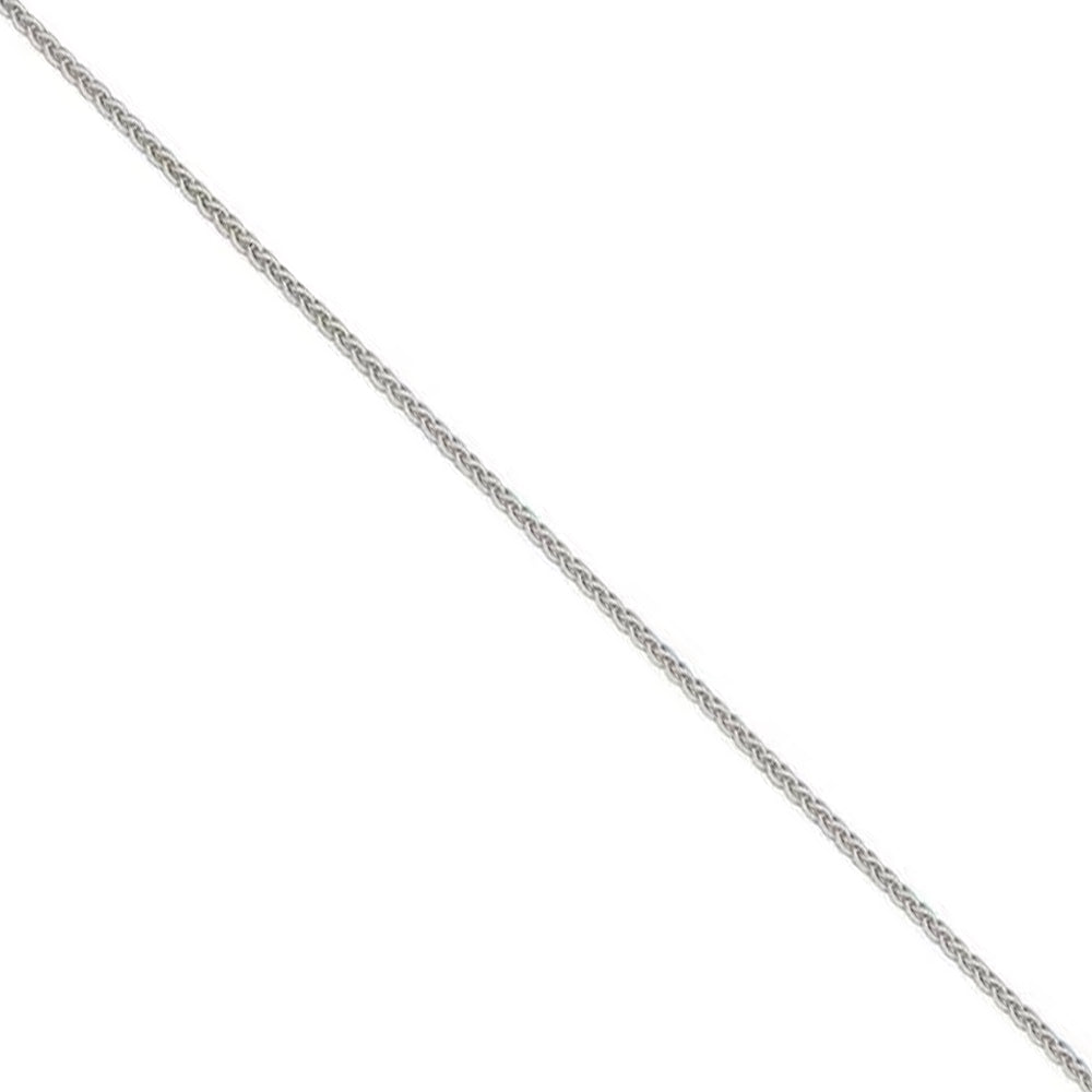 18 Inch 18ct White Gold Spiga Link Chain - Michael Jones Jeweller