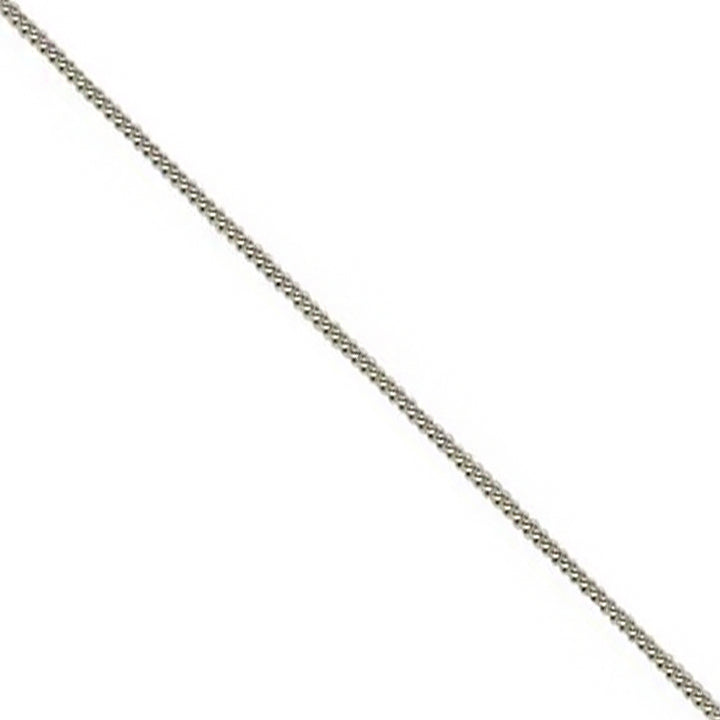 16 Inch 18ct White Gold Filed Curb Link Chain