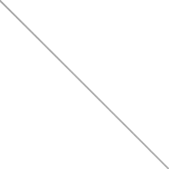 16 Inch 18ct White Gold Curb Link Chain