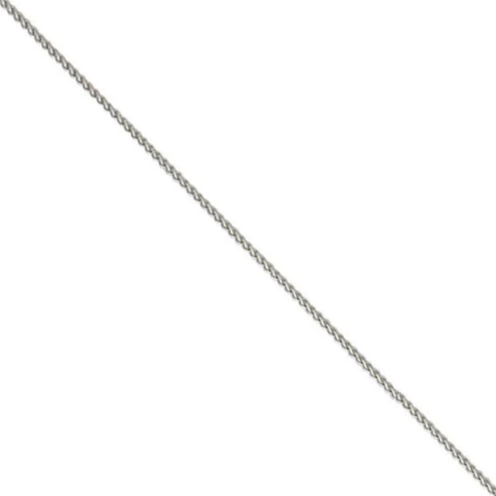 16 Inch 18ct White Gold Spiga Link Chain