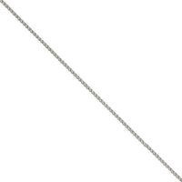 16 Inch 18ct White Gold Spiga Link Chain
