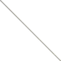 16 Inch 9ct White Gold Filed Curb Link Chain - Michael Jones Jeweller