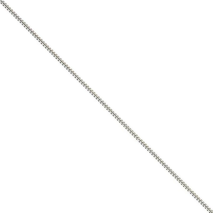 16 Inch 9ct White Gold Filed Curb Link Chain