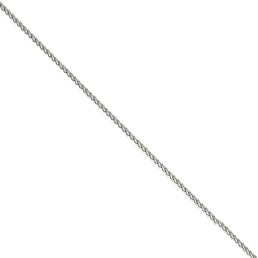 18 Inch 18ct White Gold Spiga Link Chain - Michael Jones Jeweller
