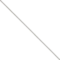 18 Inch 9ct White Gold Spiga Link Chain