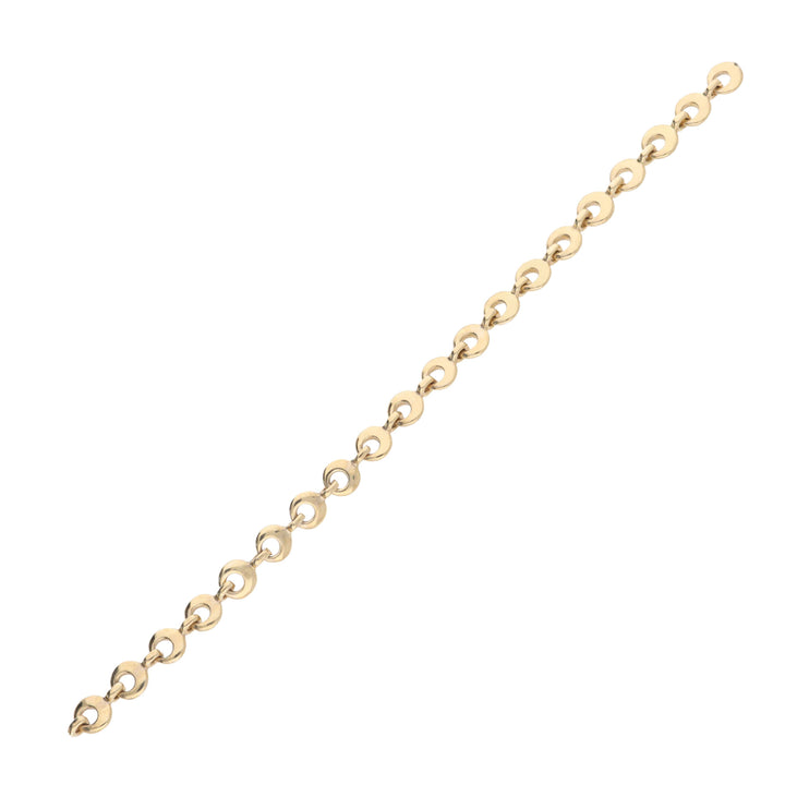 Open Link 9ct Yellow Gold Necklace 45cm - Michael Jones Jeweller