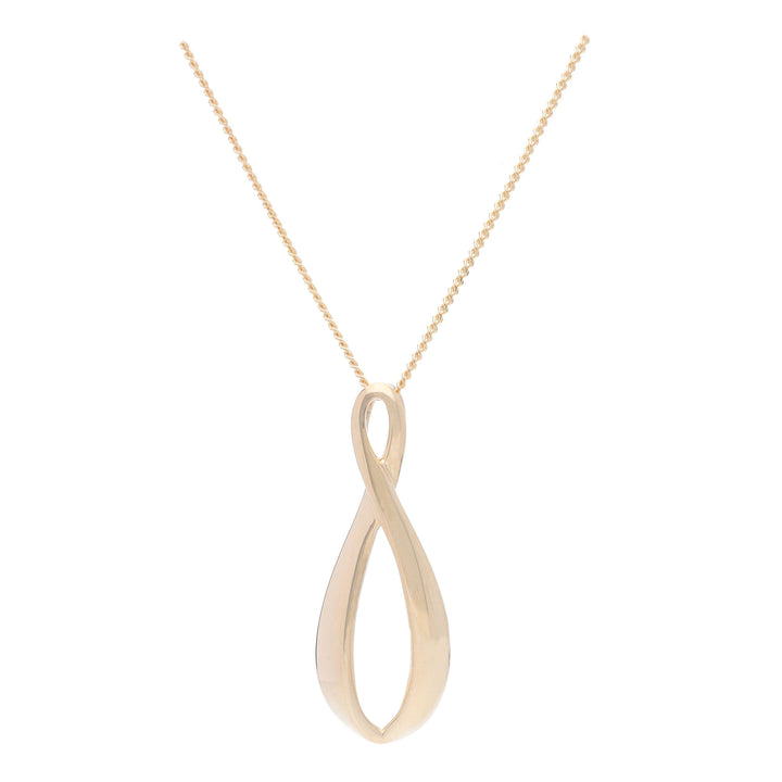 Figure of Eight 9ct Yellow Gold Necklace
