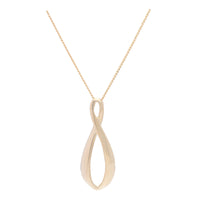 Figure of Eight 9ct Yellow Gold Necklace