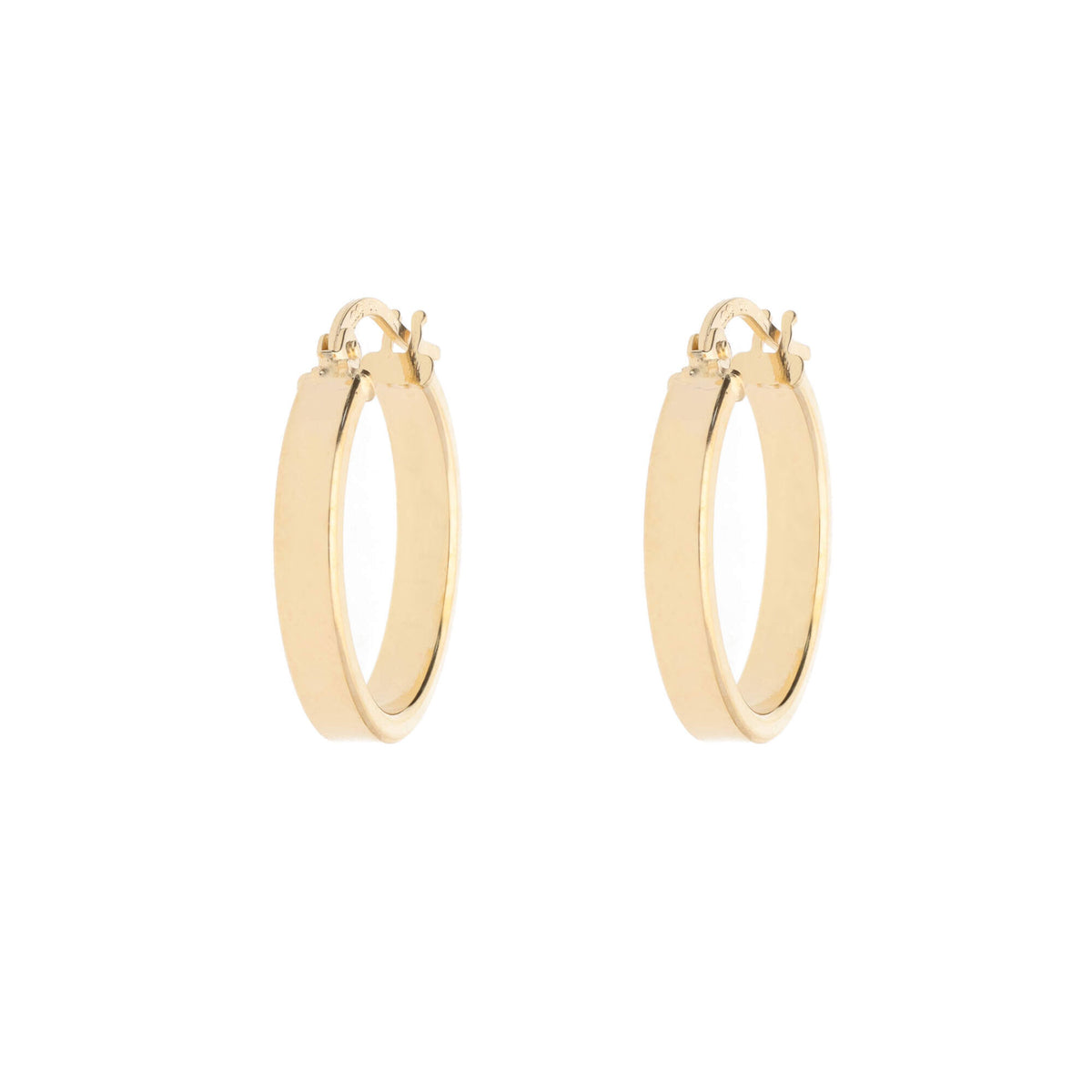 9ct Yellow Gold Hoop Earrings - Michael Jones Jeweller