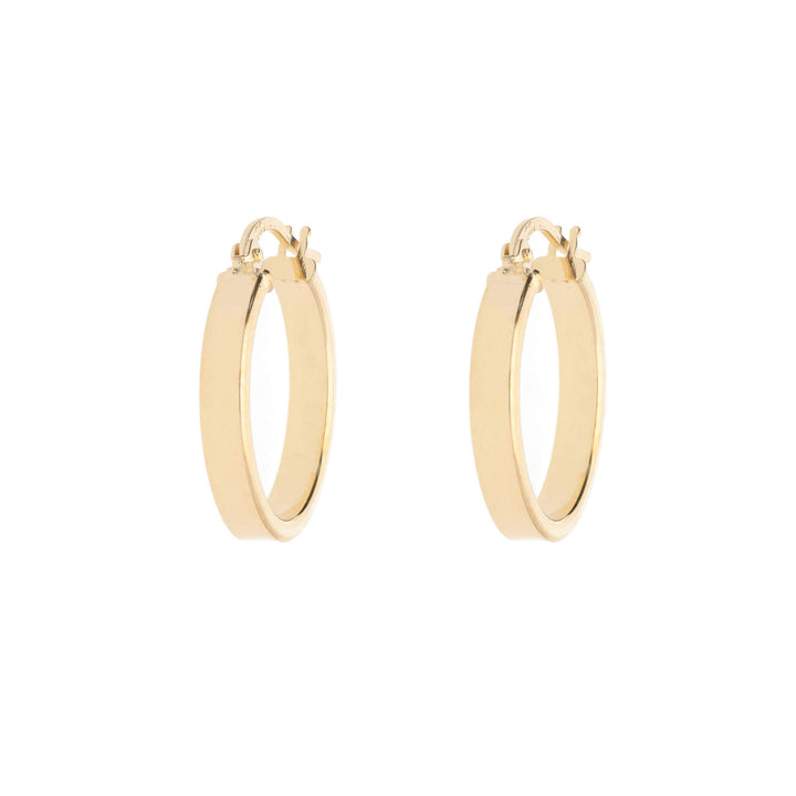 9ct Yellow Gold Hoop Earrings