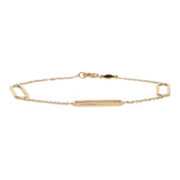 Long Oval Link 9ct Yellow Gold Bracelet - Michael Jones Jeweller