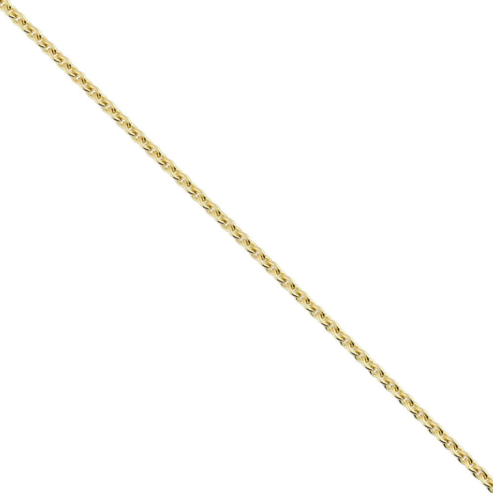 18 Inch 9ct Yellow Gold Trace Link Chain - Michael Jones Jeweller
