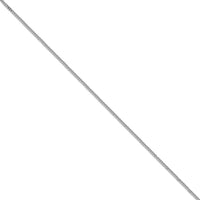 18 Inch 9ct White Gold Diamond Cut Curb Chain