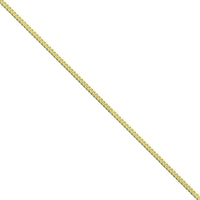 20 Inch 9ct Yellow Gold Diamond Cut Curb Chain