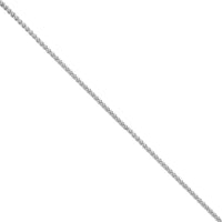 18 Inch 18ct White Gold Spiga Chain
