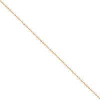 18 Inch 9ct Yellow Gold Trace Link Chain